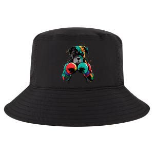 Funny Kickboxing Or Boxing Boxer Dog Cool Comfort Performance Bucket Hat