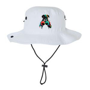 Funny Kickboxing Or Boxing Boxer Dog Legacy Cool Fit Booney Bucket Hat