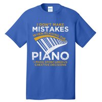 Funny Keyboard Pianist Gifts Funny Music Musician Piano Gift Tall T-Shirt