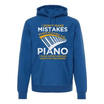 Funny Keyboard Pianist Gifts Funny Music Musician Piano Gift Premium Hoodie