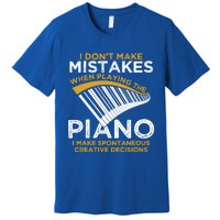 Funny Keyboard Pianist Gifts Funny Music Musician Piano Gift Premium T-Shirt