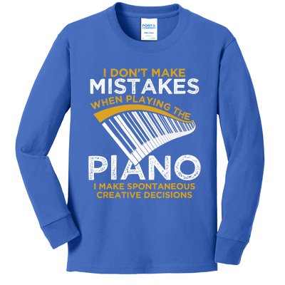 Funny Keyboard Pianist Gifts Funny Music Musician Piano Gift Kids Long Sleeve Shirt