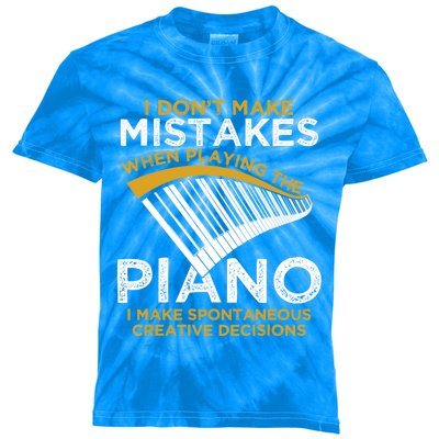 Funny Keyboard Pianist Gifts Funny Music Musician Piano Gift Kids Tie-Dye T-Shirt