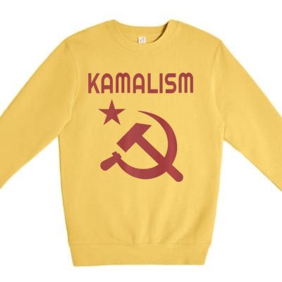 Funny Kamalism Pun Premium Crewneck Sweatshirt