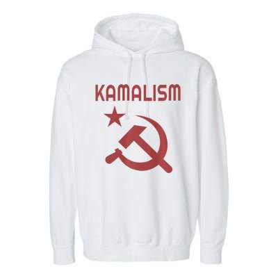 Funny Kamalism Pun Garment-Dyed Fleece Hoodie