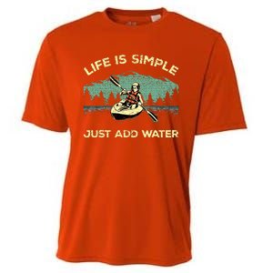 Funny Kayaking Paddling Canoeing Lover Cooling Performance Crew T-Shirt