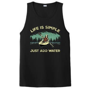 Funny Kayaking Paddling Canoeing Lover PosiCharge Competitor Tank