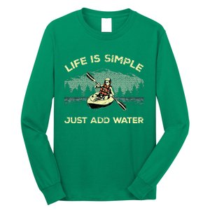 Funny Kayaking Paddling Canoeing Lover Long Sleeve Shirt