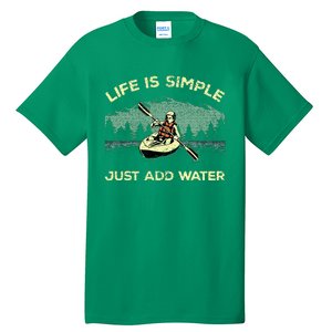 Funny Kayaking Paddling Canoeing Lover Tall T-Shirt