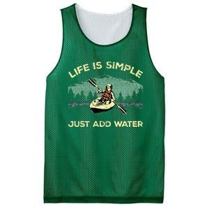 Funny Kayaking Paddling Canoeing Lover Mesh Reversible Basketball Jersey Tank