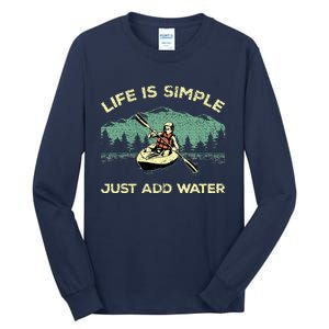 Funny Kayaking Paddling Canoeing Lover Tall Long Sleeve T-Shirt