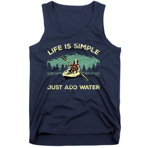 Funny Kayaking Paddling Canoeing Lover Tank Top