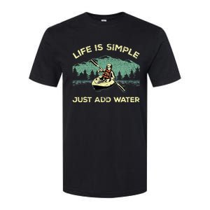 Funny Kayaking Paddling Canoeing Lover Softstyle CVC T-Shirt