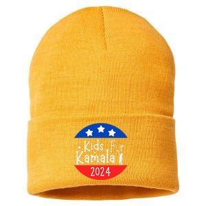 For Kamala President Love Kamala Harris Sustainable Knit Beanie