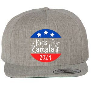 For Kamala President Love Kamala Harris Wool Snapback Cap