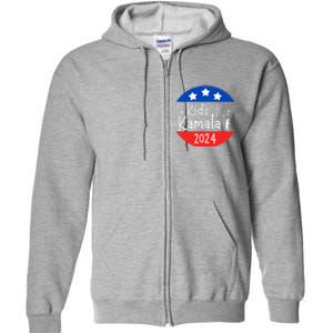 For Kamala President Love Kamala Harris Full Zip Hoodie