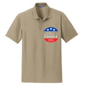 For Kamala President Love Kamala Harris Dry Zone Grid Polo