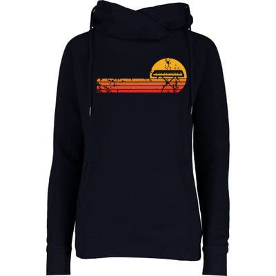 Funny Keyboard Piano Player Musician Classical Music Retro Womens Funnel Neck Pullover Hood