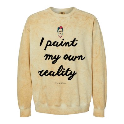 Frida Kahlo Paint My Own Reality Colorblast Crewneck Sweatshirt