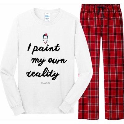 Frida Kahlo Paint My Own Reality Long Sleeve Pajama Set