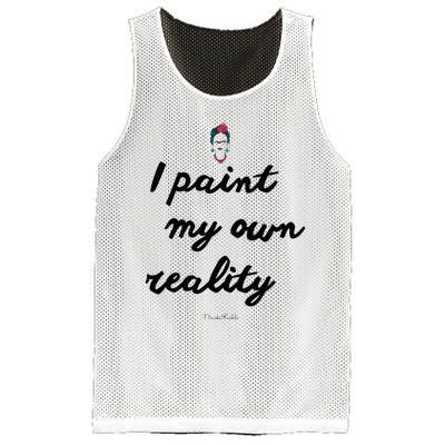 Frida Kahlo Paint My Own Reality Mesh Reversible Basketball Jersey Tank