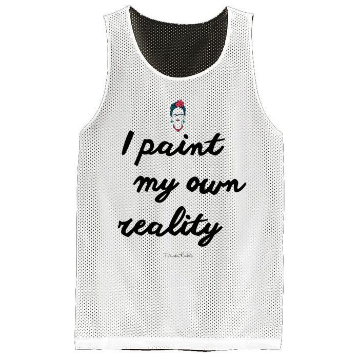 Frida Kahlo Paint My Own Reality Mesh Reversible Basketball Jersey Tank