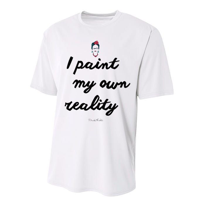 Frida Kahlo Paint My Own Reality Performance Sprint T-Shirt