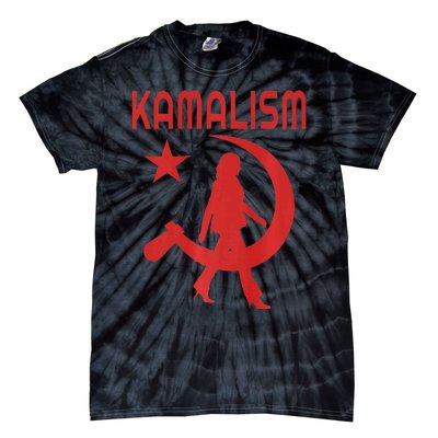 Funny Kamalism Pun Premium Tie-Dye T-Shirt