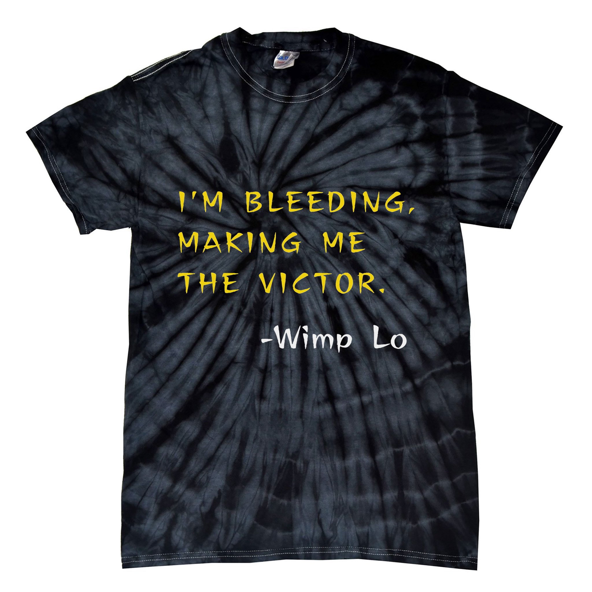 Funny Kung Pow Movie Quotes IM Bleeding Making Me Victor Tie-Dye T-Shirt