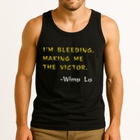 Funny Kung Pow Movie Quotes IM Bleeding Making Me Victor Tank Top