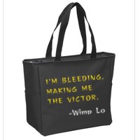 Funny Kung Pow Movie Quotes IM Bleeding Making Me Victor Zip Tote Bag