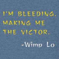 Funny Kung Pow Movie Quotes IM Bleeding Making Me Victor Garment-Dyed Sweatshirt