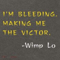 Funny Kung Pow Movie Quotes IM Bleeding Making Me Victor Cotton Canvas Backpack