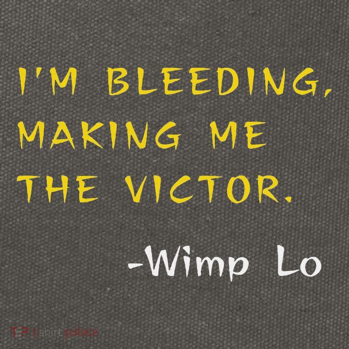 Funny Kung Pow Movie Quotes IM Bleeding Making Me Victor Cotton Canvas Backpack