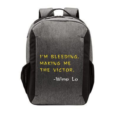 Funny Kung Pow Movie Quotes IM Bleeding Making Me Victor Vector Backpack
