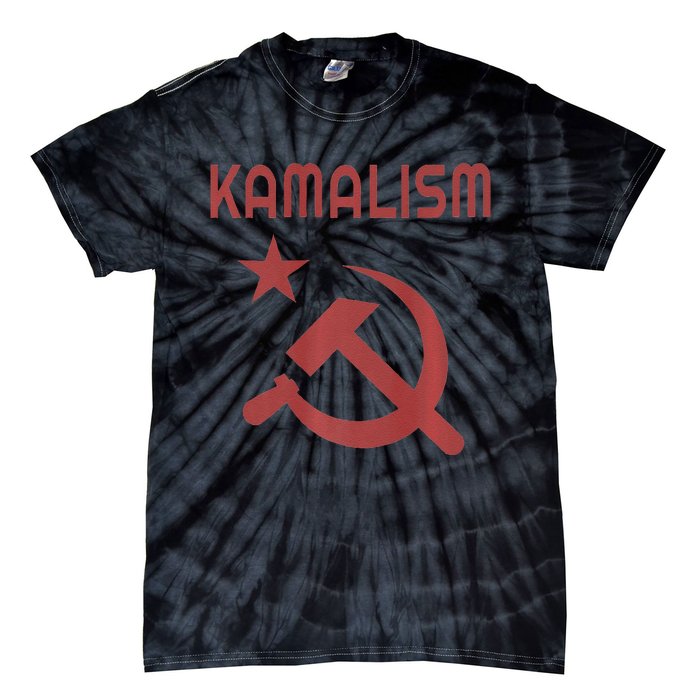 Funny Kamalism Pun Premium Tie-Dye T-Shirt