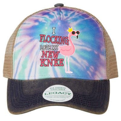 Funny Knee Replacement Surgery Get Well Legacy Tie Dye Trucker Hat