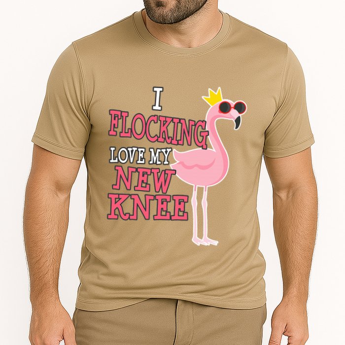 Funny Knee Replacement Surgery Get Well Cooling Performance Crew T-Shirt