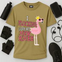 Funny Knee Replacement Surgery Get Well Cooling Performance Crew T-Shirt