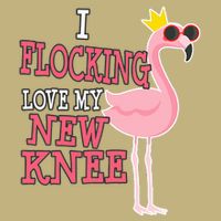 Funny Knee Replacement Surgery Get Well Cooling Performance Crew T-Shirt
