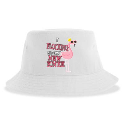 Funny Knee Replacement Surgery Get Well Sustainable Bucket Hat