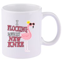 Funny Knee Replacement Surgery Get Well 11oz C Handle Ceramic Mug