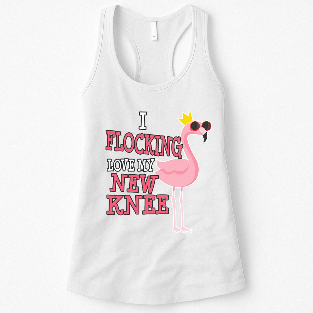 Funny Knee Replacement Surgery Get Well Womens Tank Top
