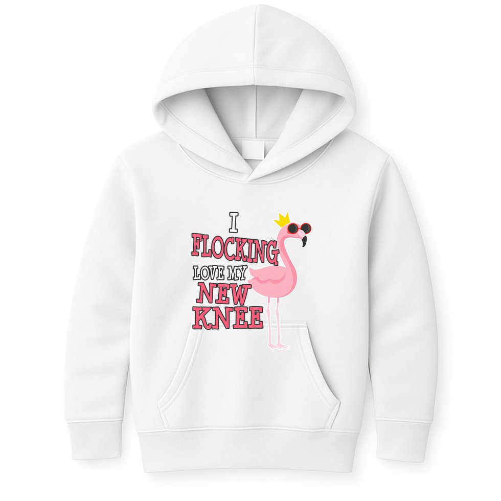 Funny Knee Replacement Surgery Get Well Kids Hoodie