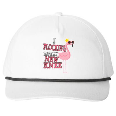 Funny Knee Replacement Surgery Get Well Snapback Five-Panel Rope Hat