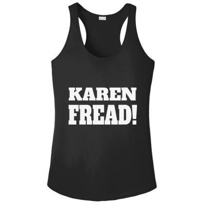 Free Karen Read Fread Karen Read Ladies PosiCharge Competitor Racerback Tank