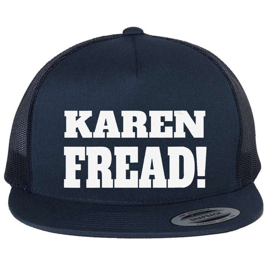 Free Karen Read Fread Karen Read Flat Bill Trucker Hat