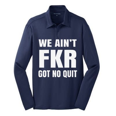 Free Karen Read We AinT Got No Quit Karen Read Silk Touch Performance Long Sleeve Polo