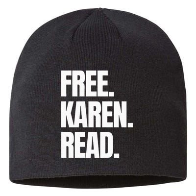 Free Karen Read On Pink 2024 Sustainable Beanie