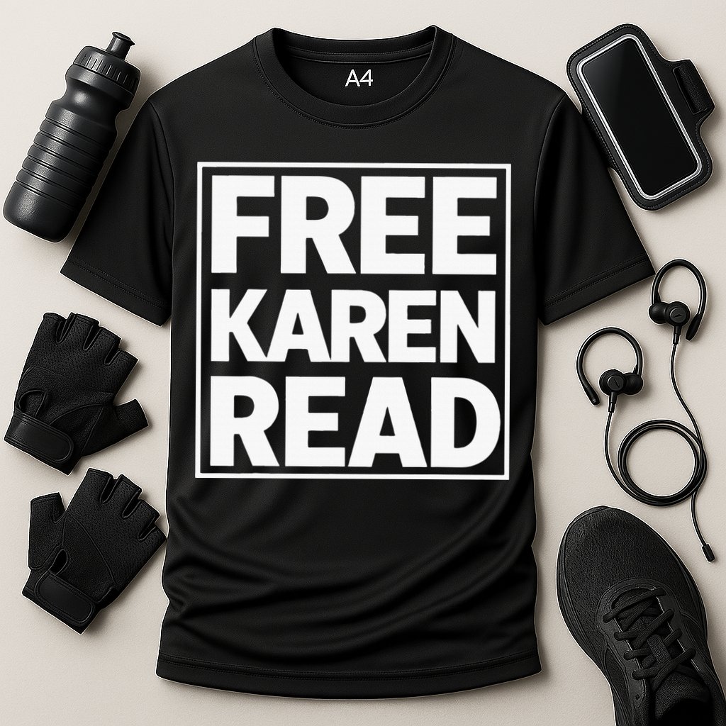 Free Karen Read Cooling Performance Crew T-Shirt